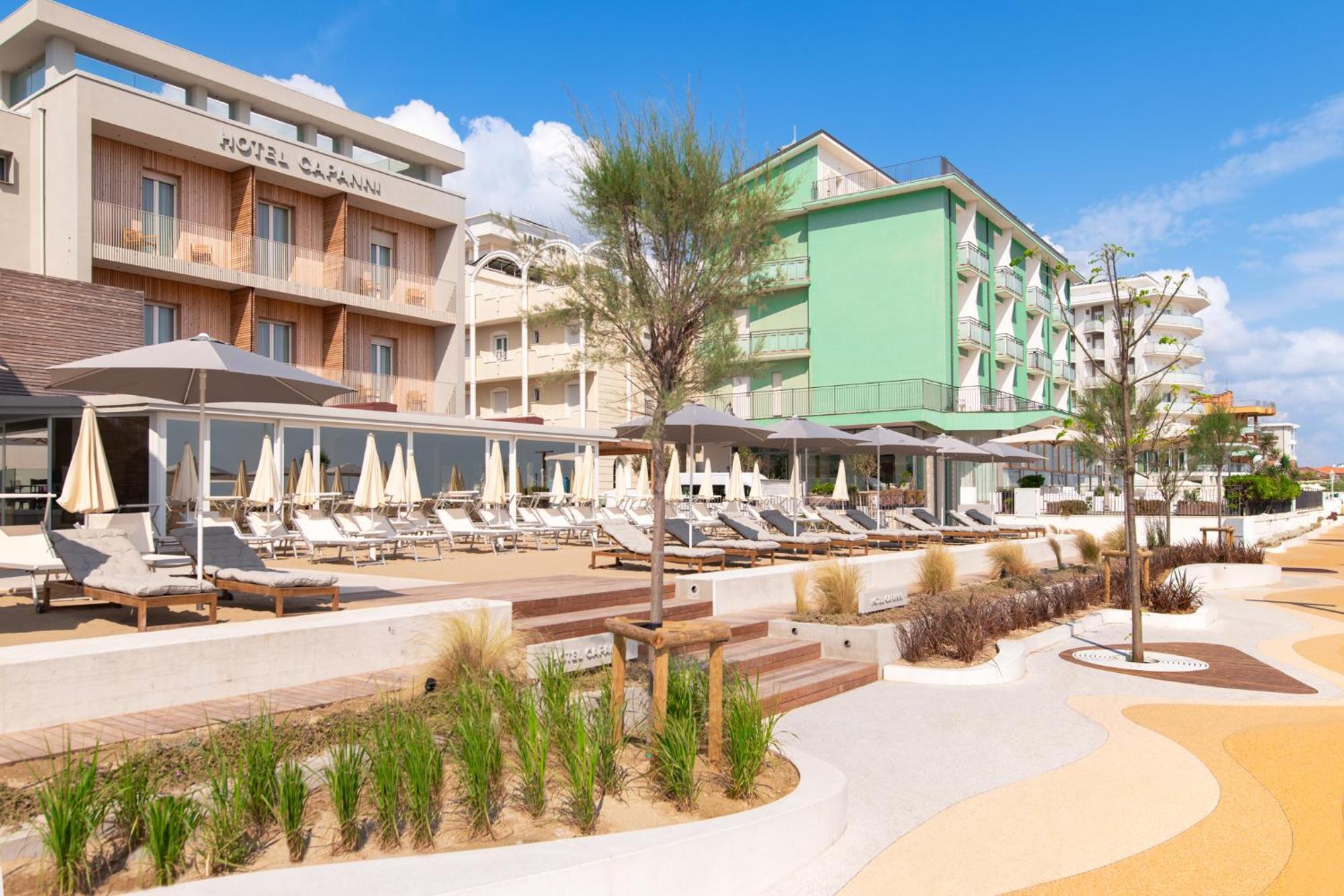 Hotel Capanni Bellaria-Igea Marina Exterior foto